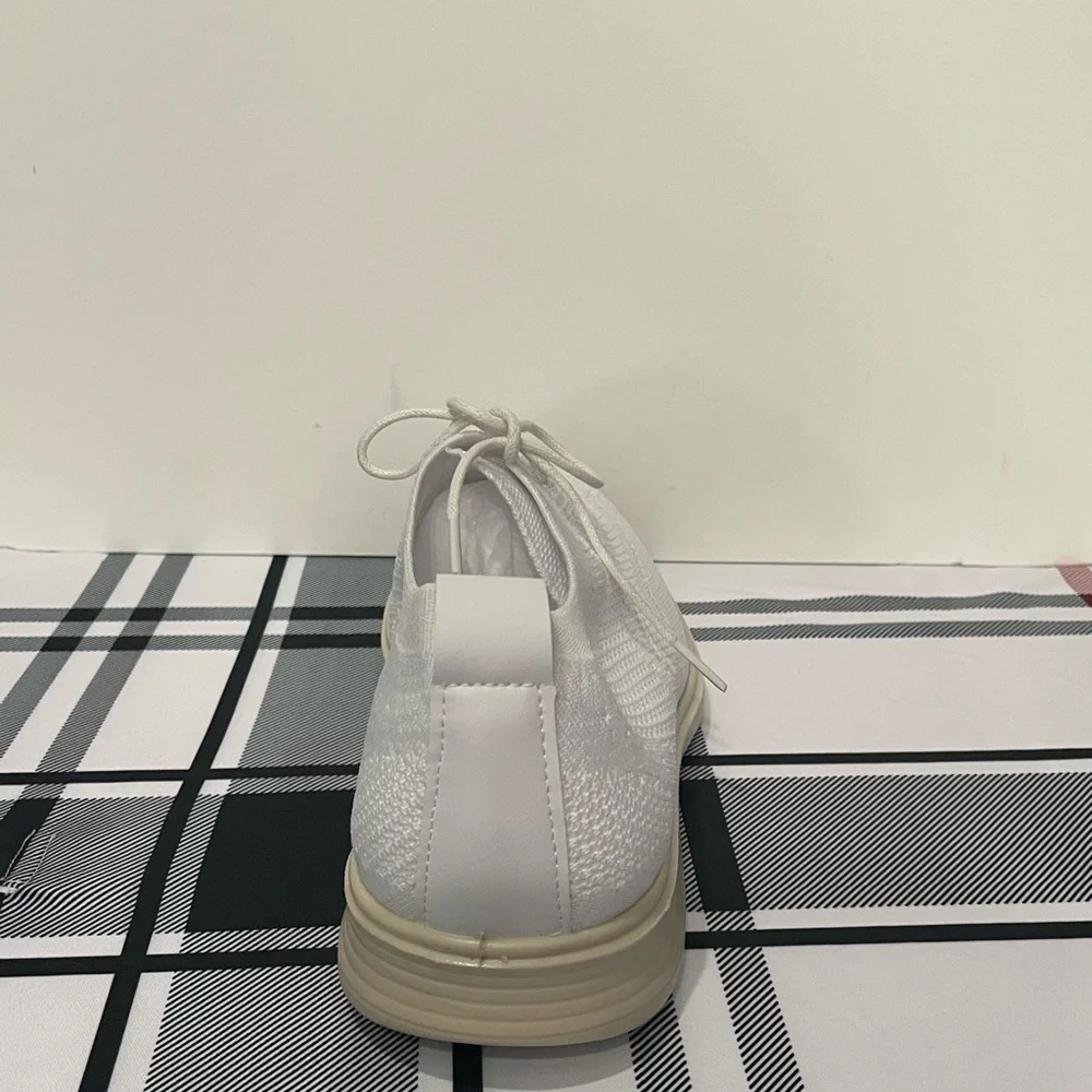 T.R shoes casual sneaker white wing tip - Picture 4 of 5
